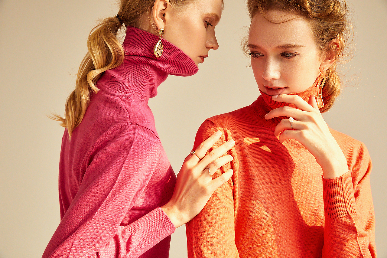 室内秋冬装拍摄