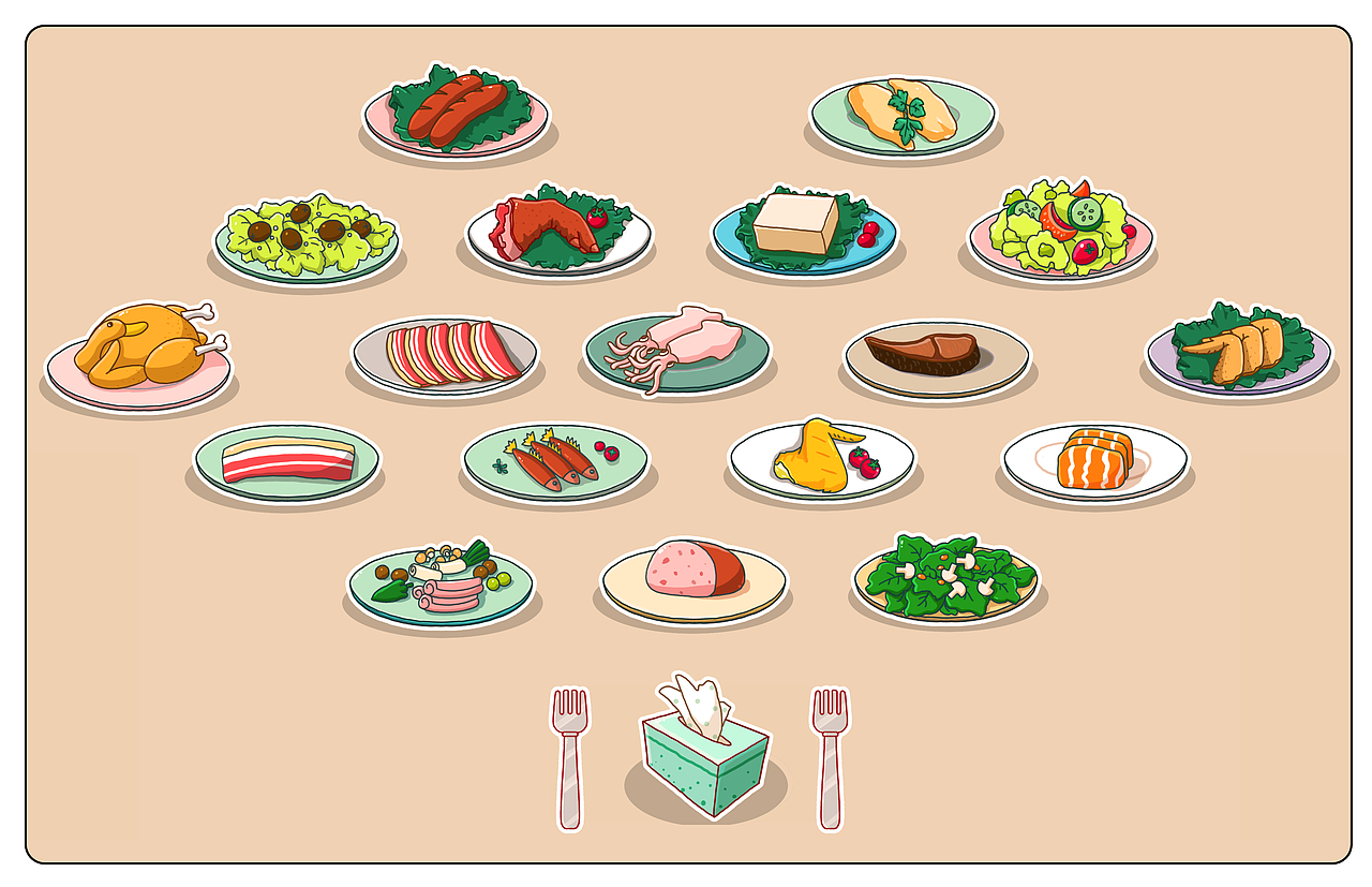 画食物充饥.....（图ZMzYxMTgwNTY=） - 儿童插画 - 站酷设计师shuangs_cn原创素材 - 站酷ZCOOL