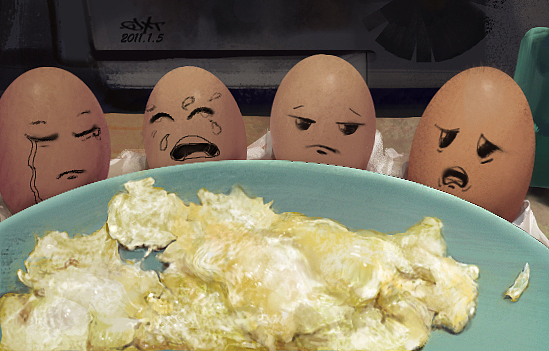 一些今年照片绘画练习小稿（图ZMjIxNTMxMg==） - 商业插画 - 站酷设计师Ui菌_子韩原创素材 - 站酷ZCOOL