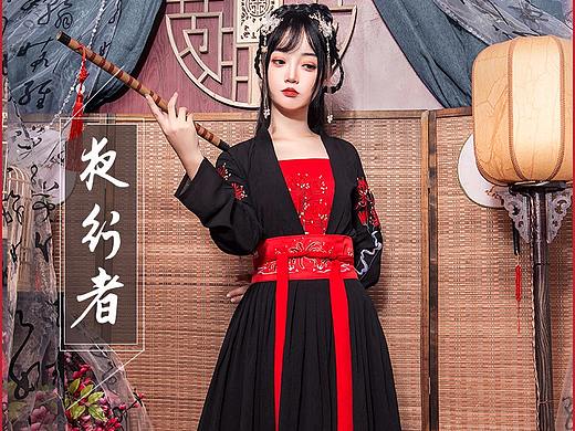 齐腰夜行者汉服详情页（个人主页-ZNDA5NTQ4NjQ=） - 电商 - 站酷设计师橙子尼原创素材 - 站酷ZCOOL