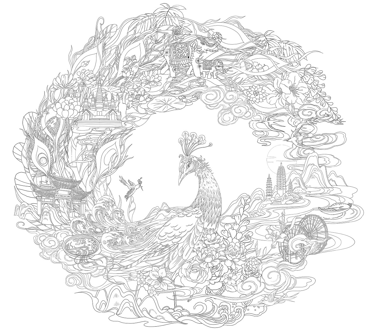 滇南印象-咚咚食品包装插画|插画|商业插画|鸣川 - 原创作品 - 站酷