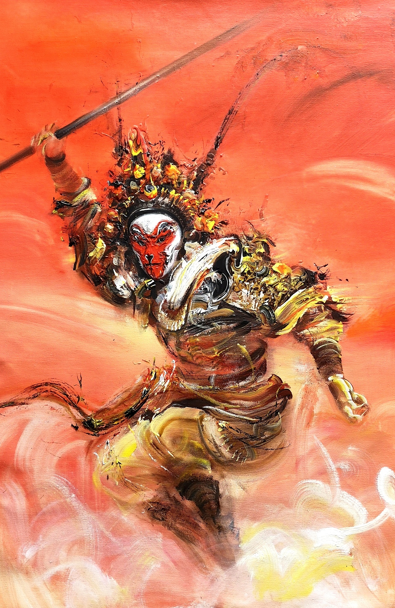 画家邓宇.悟空系列