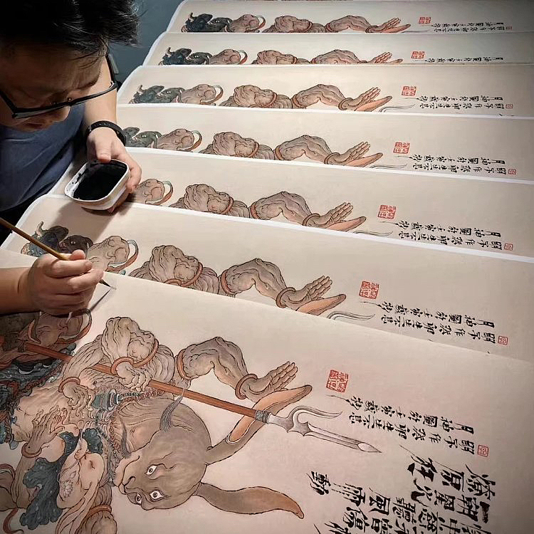 十二生肖（图ZMzU5NDg1ODcy） - 绘画 - 站酷设计师明子水墨奇幻世界原创素材 - 站酷ZCOOL