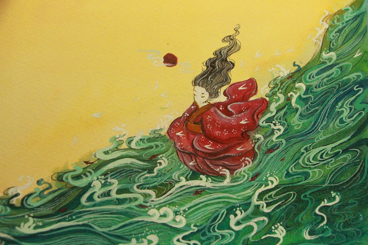 乘风破浪（图ZMjM0NjY5NTQ4） - 艺术插画 - 站酷设计师月时YS原创素材 - 站酷ZCOOL