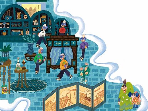 绘本《最后一个魔鬼在雕花木床下》创作记录及部分成品