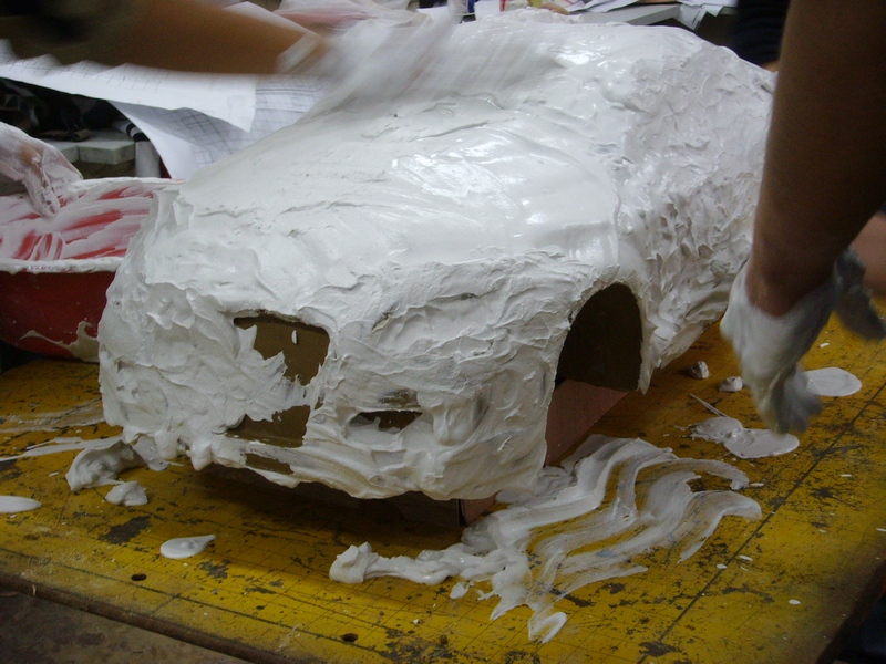 石膏模型制作过程图片