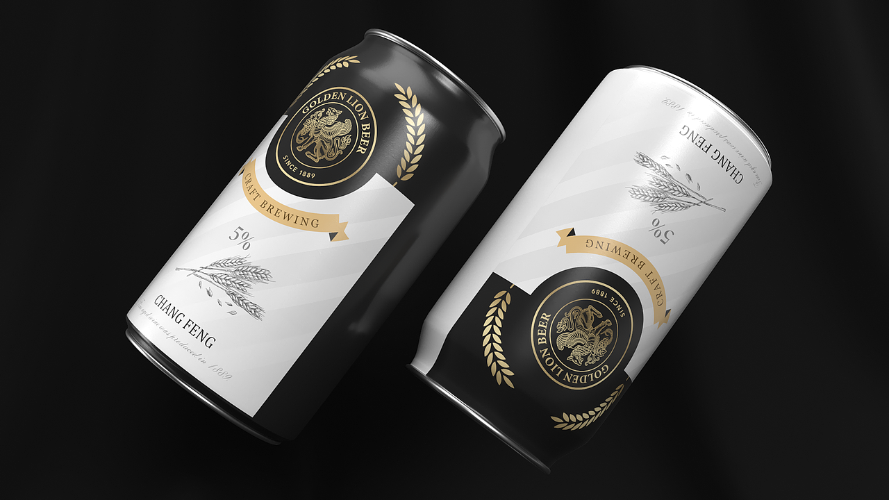 金狮啤酒（图ZMjE2MTgyOTY0） - 包装 - 站酷设计师ANDY赵原创素材 - 站酷ZCOOL