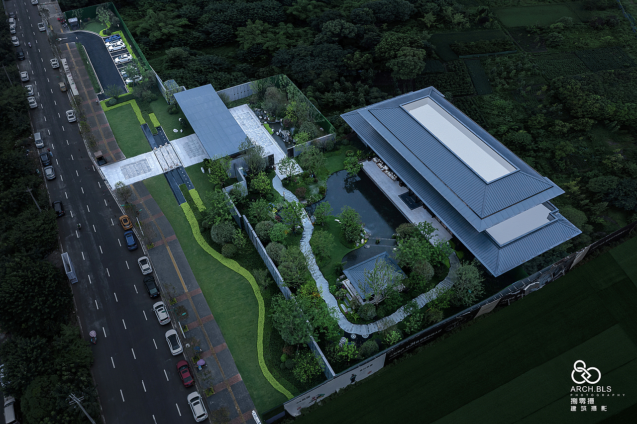 成都彭州弘阳营销中心景观实景