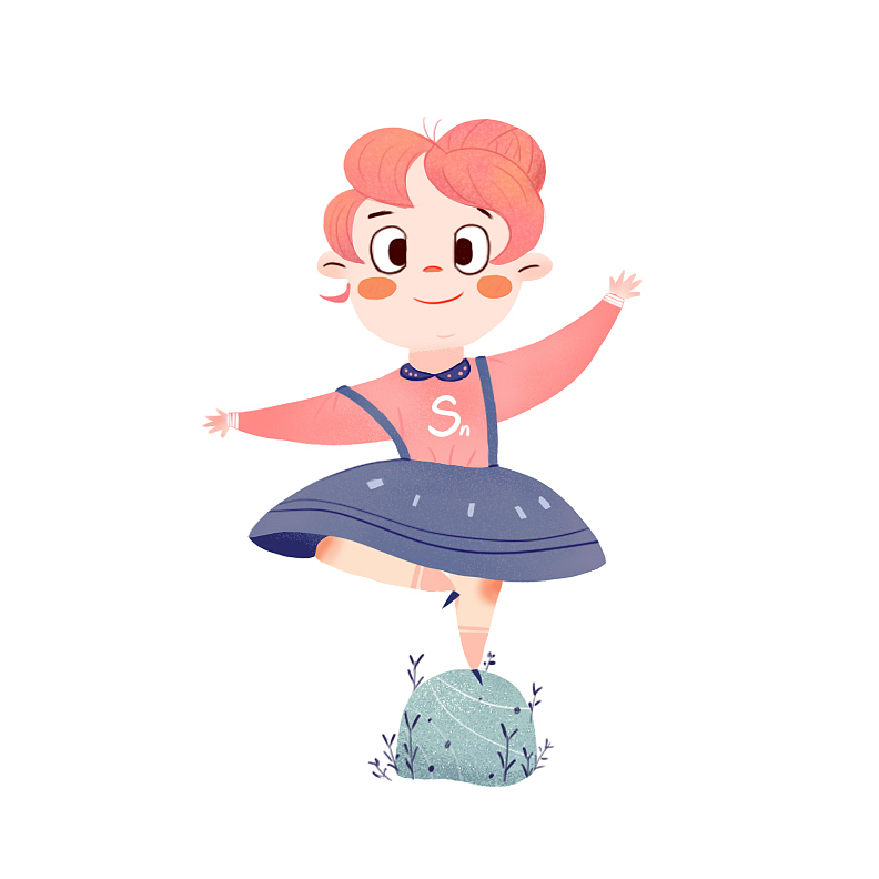 儿童插画卡通人物造型