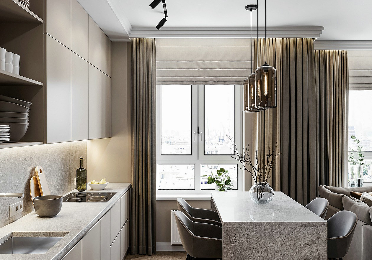 中性色系空间设计 品味质感生活