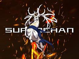 #矢量插画 study on 鹿