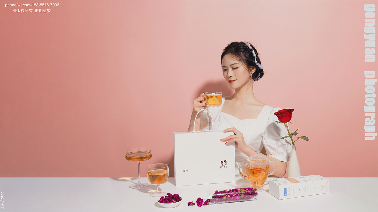 贡苑 & 玫瑰花冠/花草茶（图ZMzMwNDMzMTUy） - 产品摄影 - 站酷设计师尹瀚逸原创素材 - 站酷ZCOOL