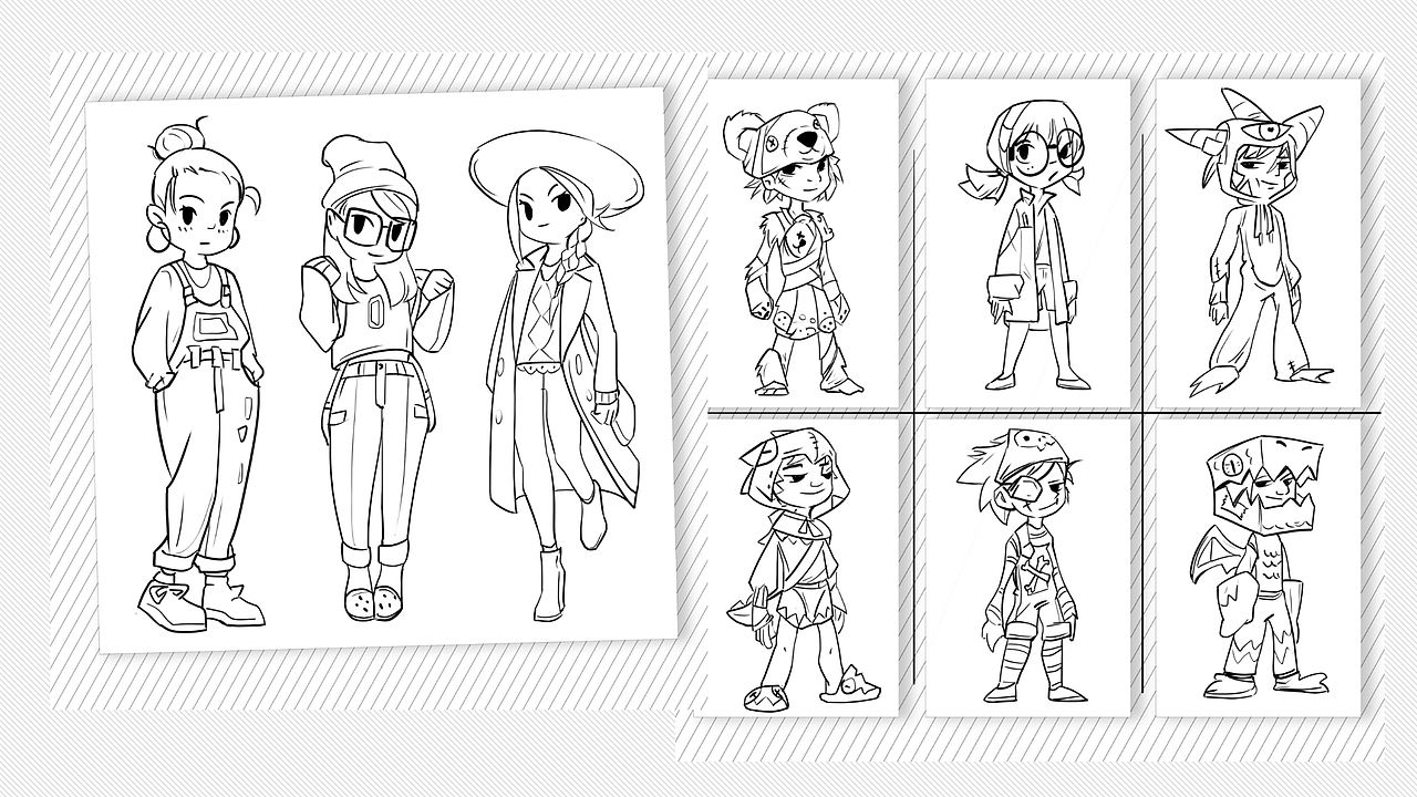 插画集_线描练习