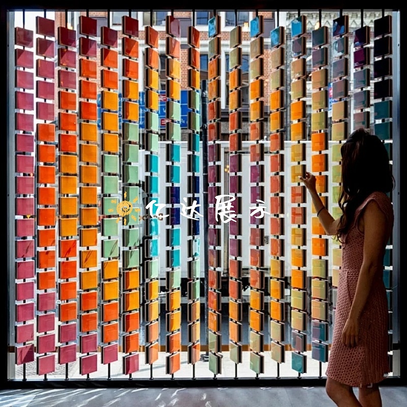 彩色亚克力隔断