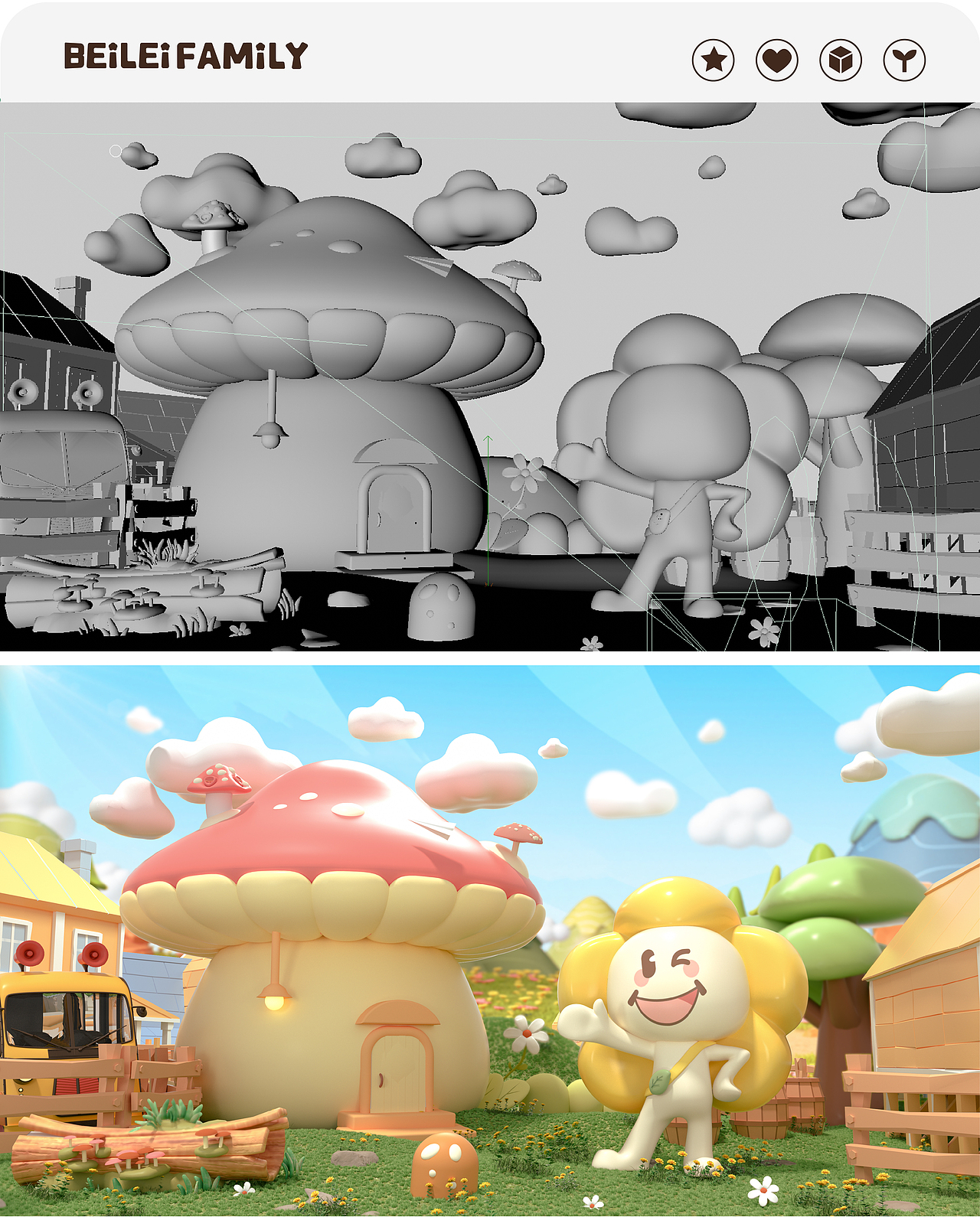 「蓓小花」幼儿托育IP品牌形象——早教机构IP升级（图ZMzI5NjAxMzg4） - IP形象 - 站酷设计师米克MINK原创素材 - 站酷ZCOOL