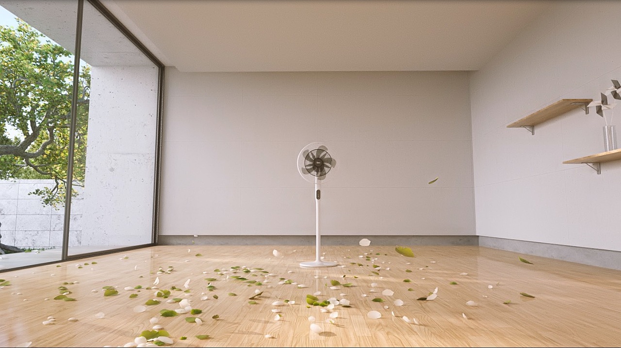 夏天到了美的风扇产品CG动画走一波