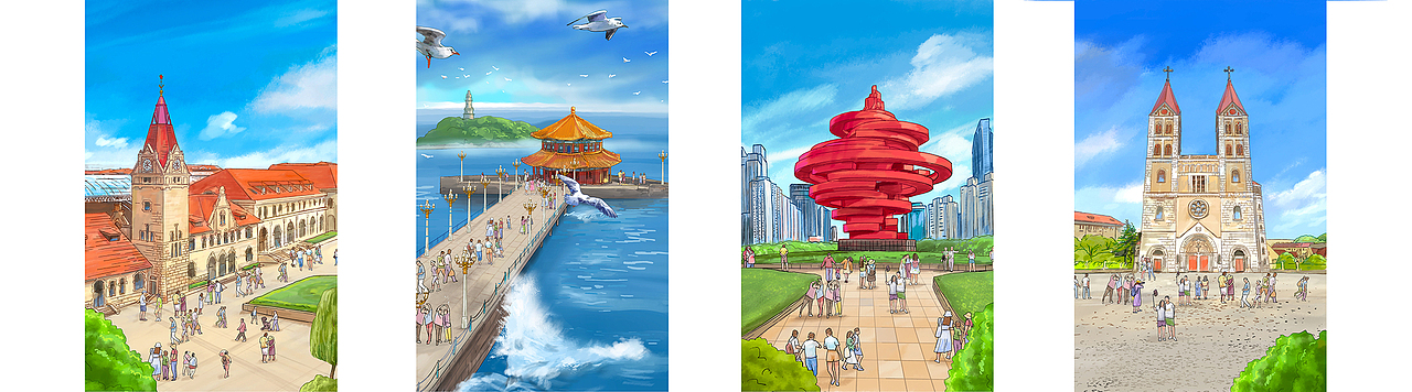 小结「复古插图+包装插图+封面插图」（图ZMzY4NjM1NDEy） - 商业插画 - 站酷设计师小晔漫画原创素材 - 站酷ZCOOL