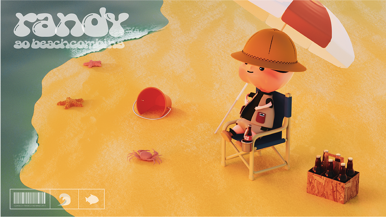 IP设计｜赶海小弟Randy（图ZMzEyMDQ3MDg4） - 人物/生物 - 站酷设计师品品便利屋总屋原创素材 - 站酷ZCOOL