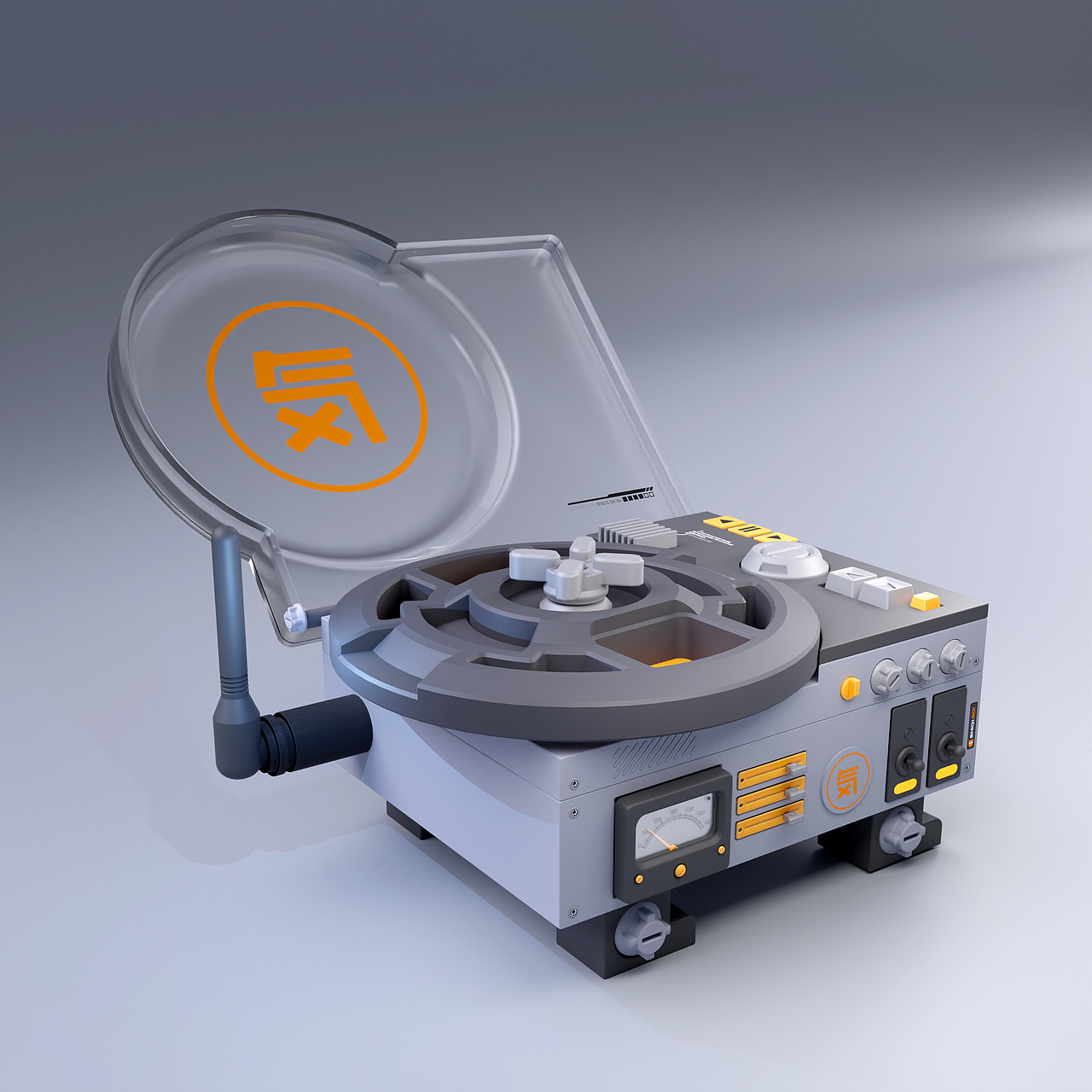 blender:唱片机（图ZMzU0NzkxMDQ0） - 产品 - 站酷设计师大蚯蚓1224原创素材 - 站酷ZCOOL