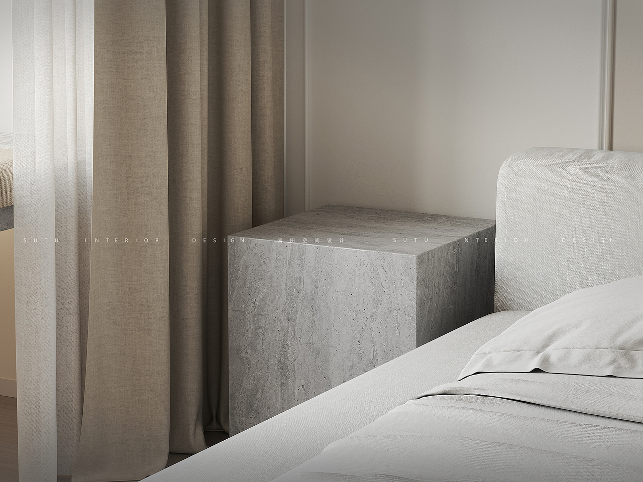 简约实用，又富有温馨生活气息的居所（图ZMzAwMzMzNjQ0） - 家装设计 - 站酷设计师西安素图空间设计原创素材 - 站酷ZCOOL