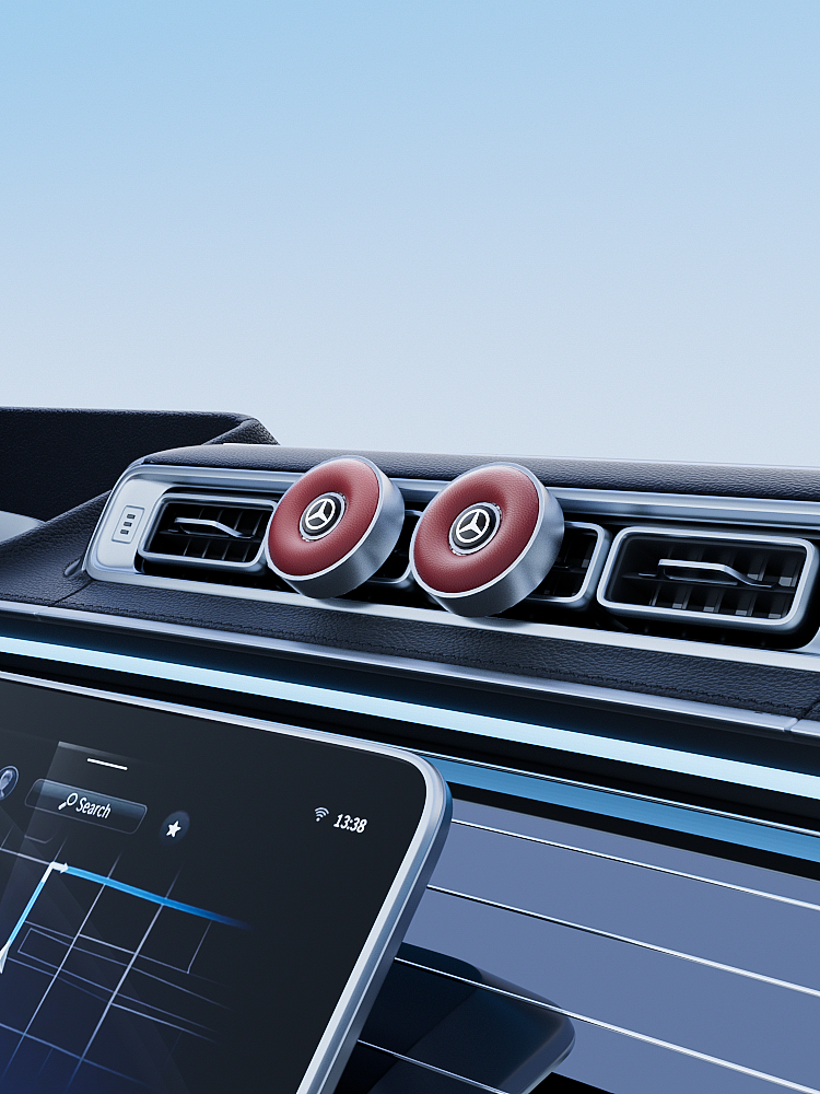 产品渲染--汽车香薰