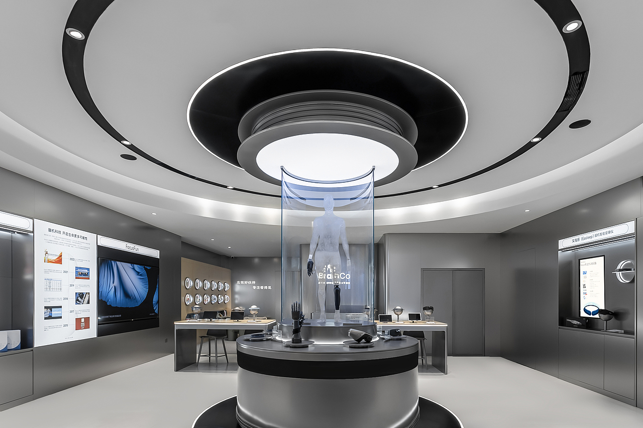 BrainCo强脑科技哈尔滨店丨SI系统设计丨店面设计(图ZMzY0NTM1MTQ0) - 商业空间设计 - 站酷设计师FORMS方世设计原创素材 - 站酷ZCOOL