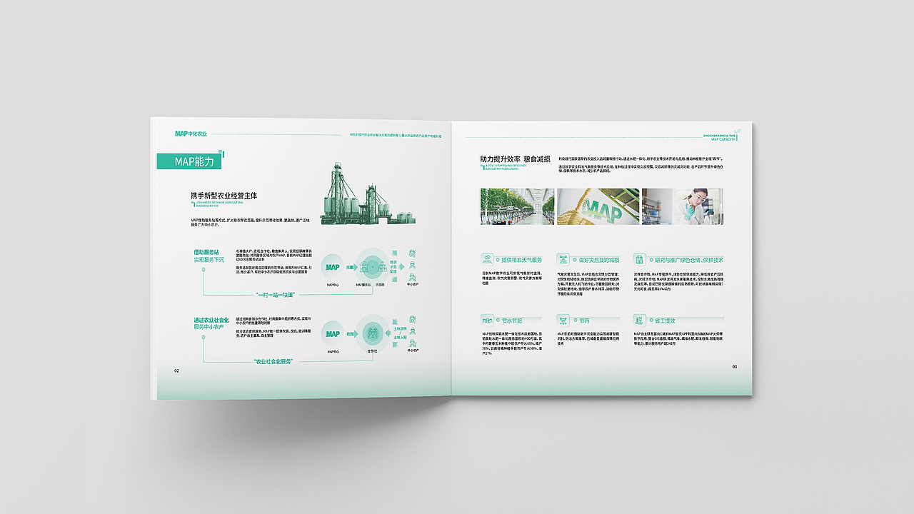 绿色企业宣传手册设计