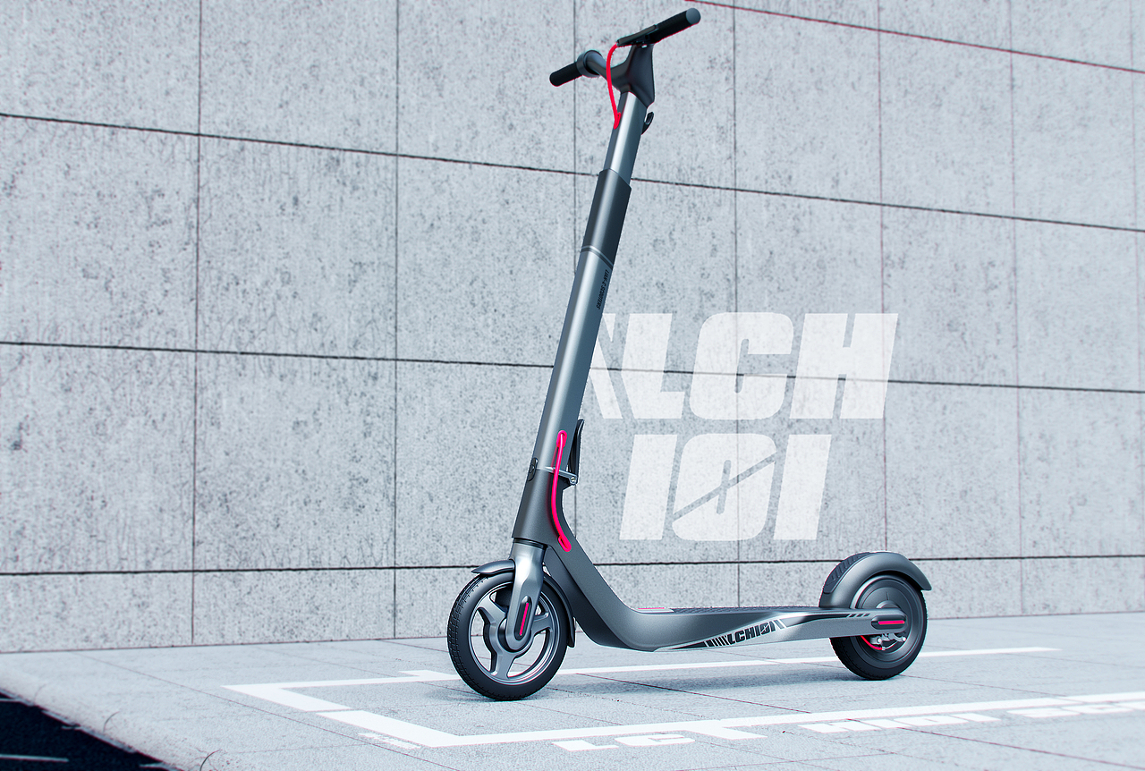 LC.H101 ELECTRIC SCOOTER（图ZMzIwNTExMjAw） - 交通工具 - 站酷设计师广州哈士奇设计原创素材 - 站酷ZCOOL