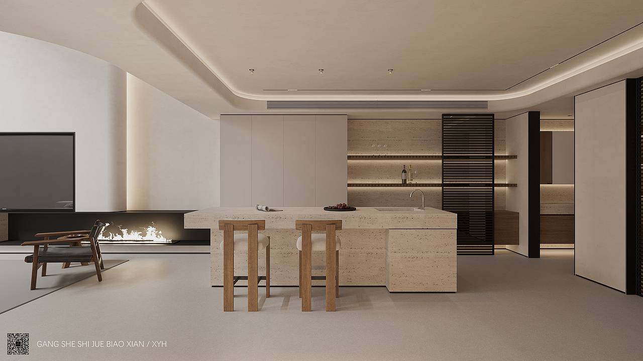 冈舍效果图表现-2024.3.11（图ZMzY1NjE0ODU2） - 家装设计 - 站酷设计师冈舍表现一小豪原创素材 - 站酷ZCOOL