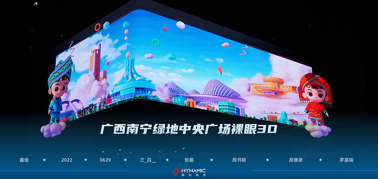 南宁绿地中央广场裸眼3D