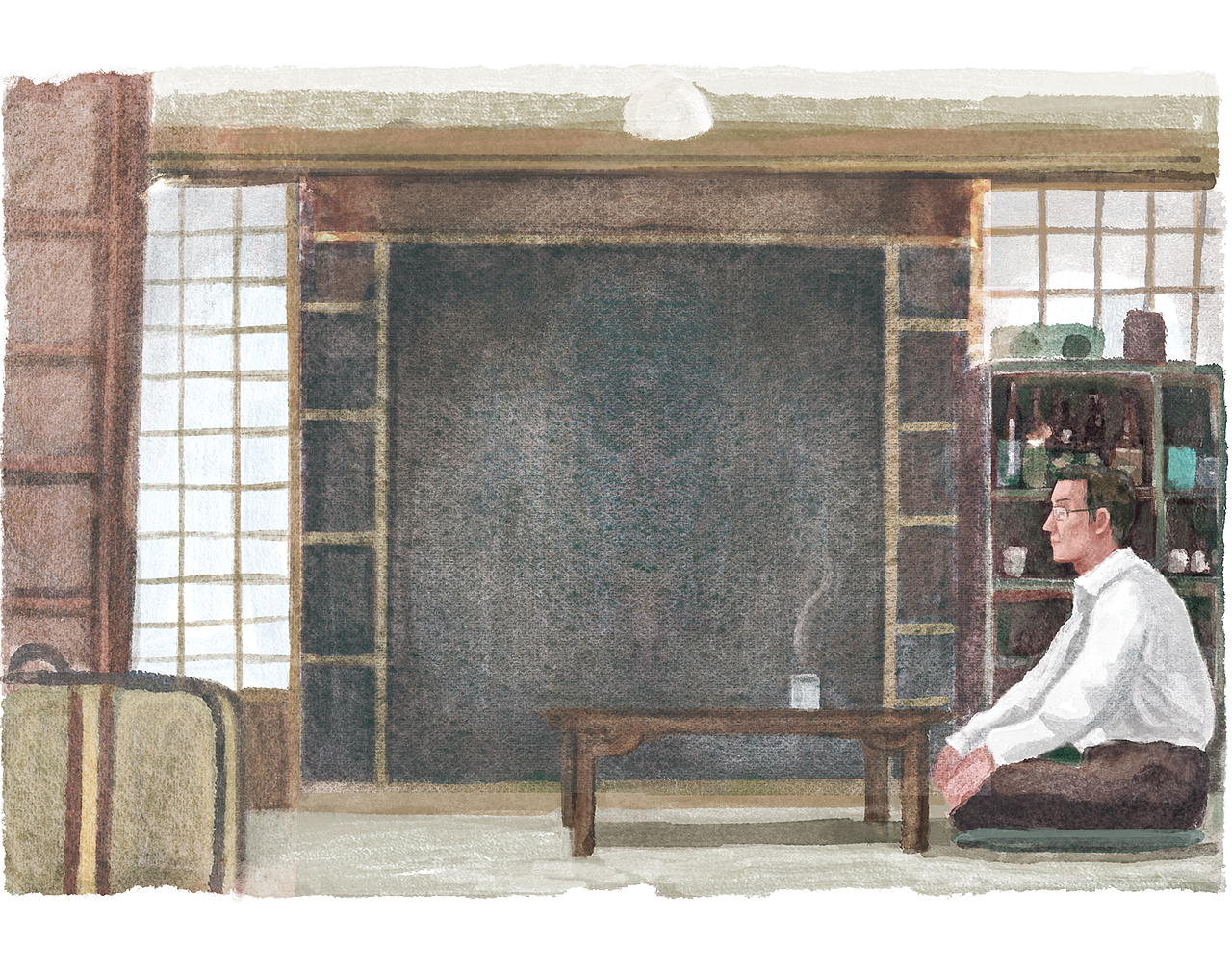 《秋刀鱼之味》插画绘制