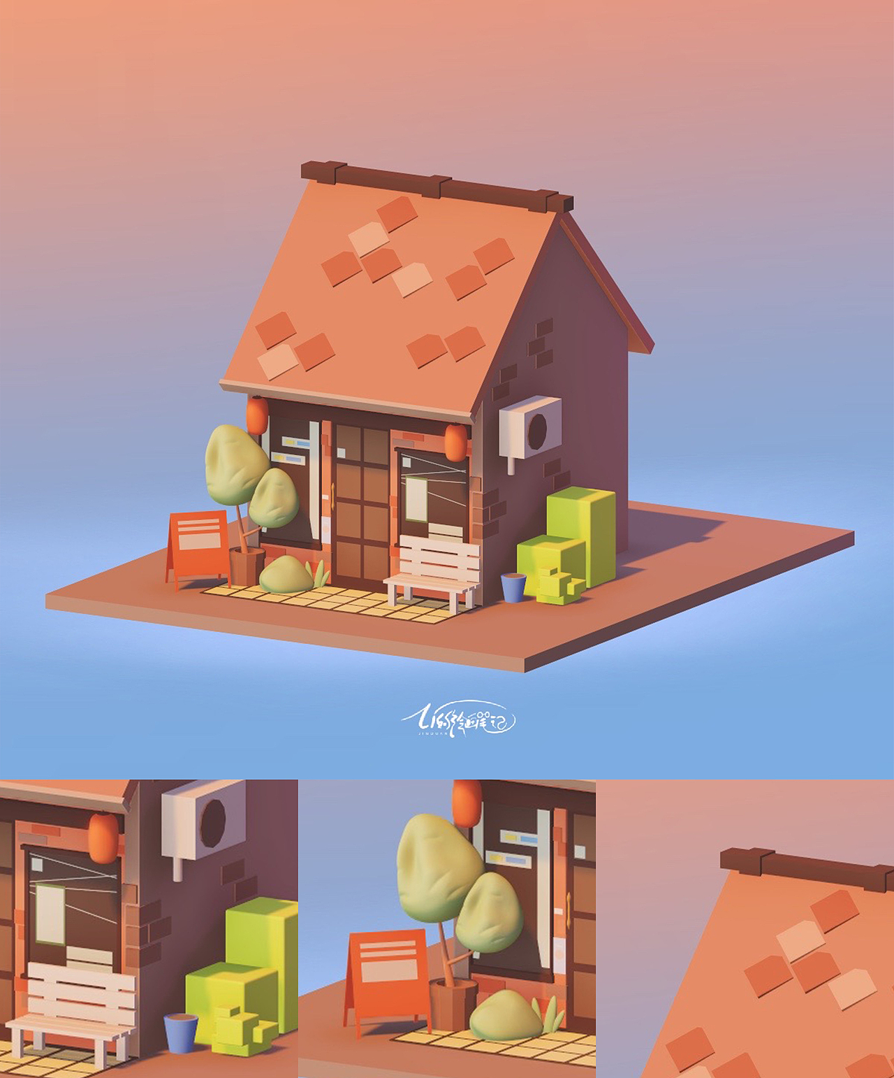【iPad建模】自学一个半月Nomad建模，来发个合集（图ZMzAyOTA5MzY0） - 其他三维 - 站酷设计师Li李原创素材 - 站酷ZCOOL
