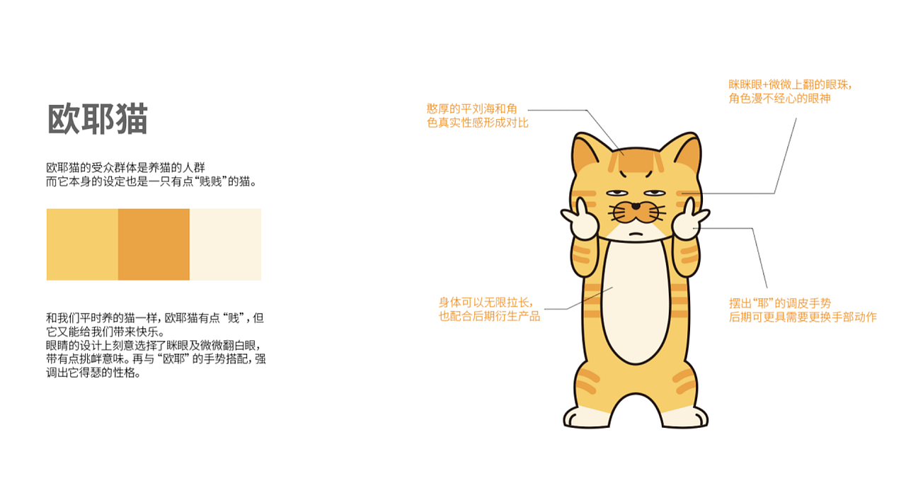 宠物IP设计-欧耶猫