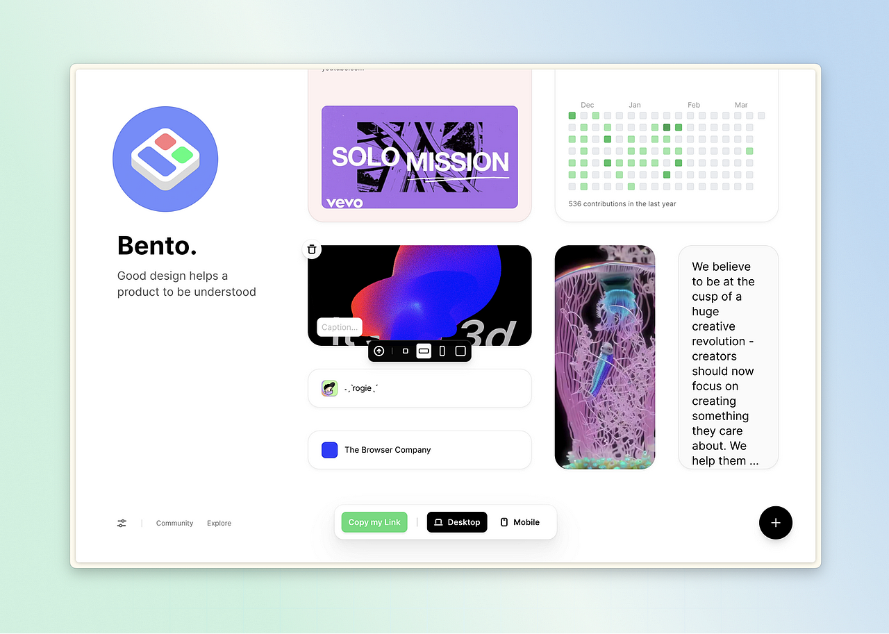 Bento UI | 探索设计潮流风格