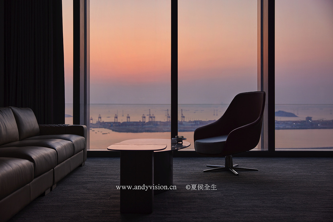 夏侯全生 | 空间摄影 深圳湾最美日落办公空间