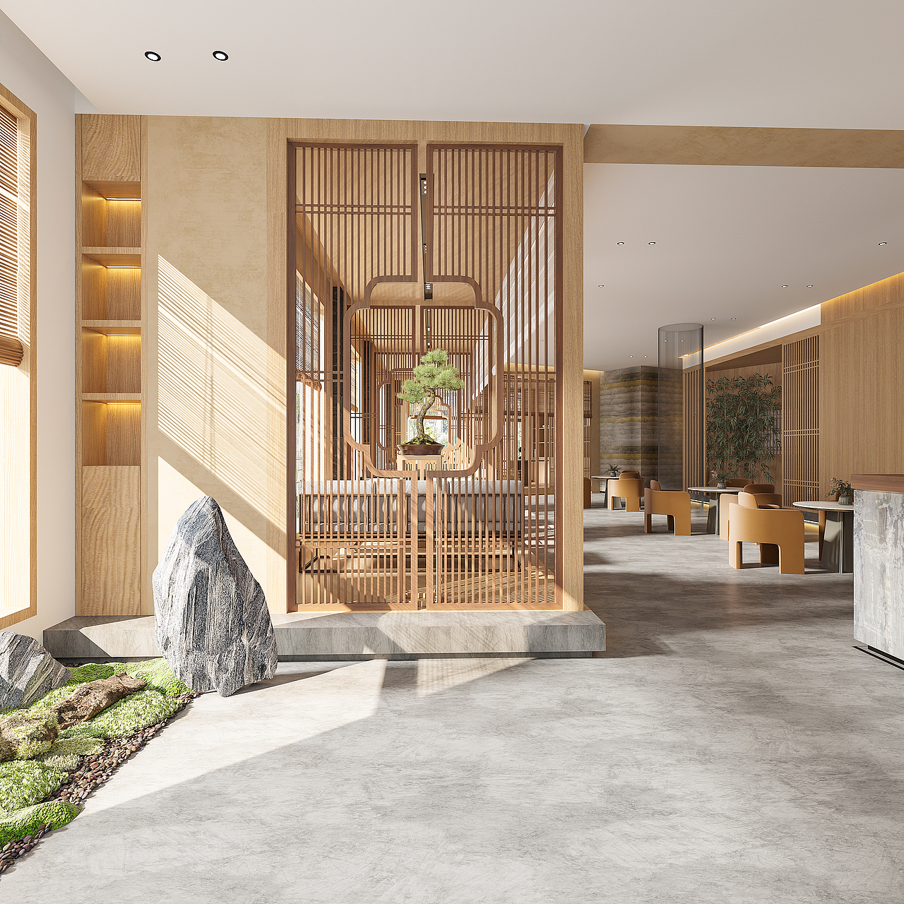 饱含情韵的茶楼禅意设计