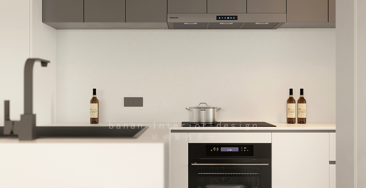 白色小公寓渲染（图ZMzI3NjQwMjM2） - 家装设计 - 站酷设计师班纳室内设计原创素材 - 站酷ZCOOL