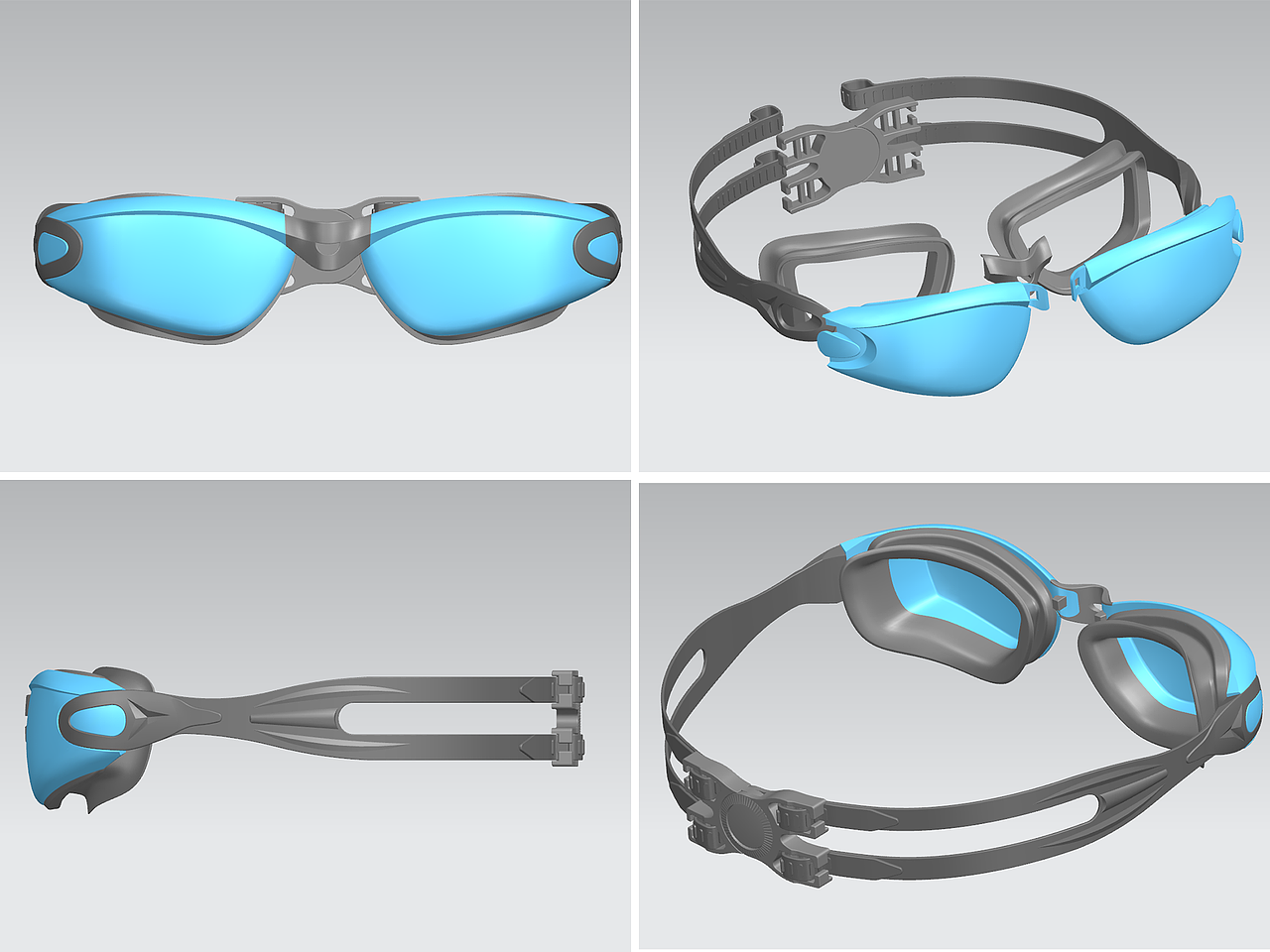 建模 泳镜 溜冰鞋 手机支架 拍摄支架 电器