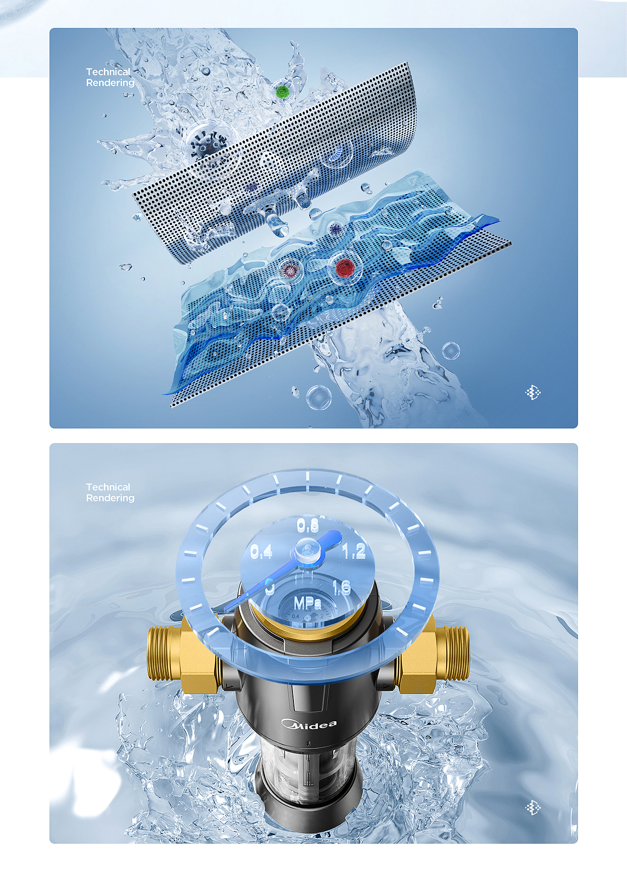 美的爆款净水器详情页（图ZMzUxODg4MTUy） - 其他平面 - 站酷设计师龙EricDon原创素材 - 站酷ZCOOL