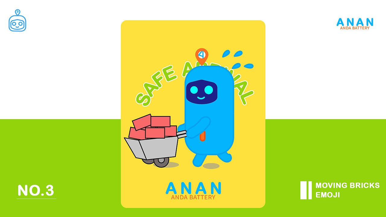 安安吉祥物设计，卡通形象设计，微信动态表情设计