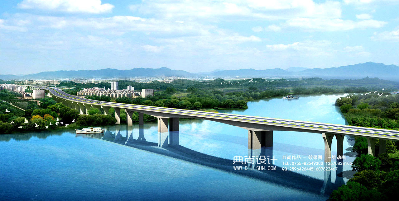 桥梁设计效果图 12