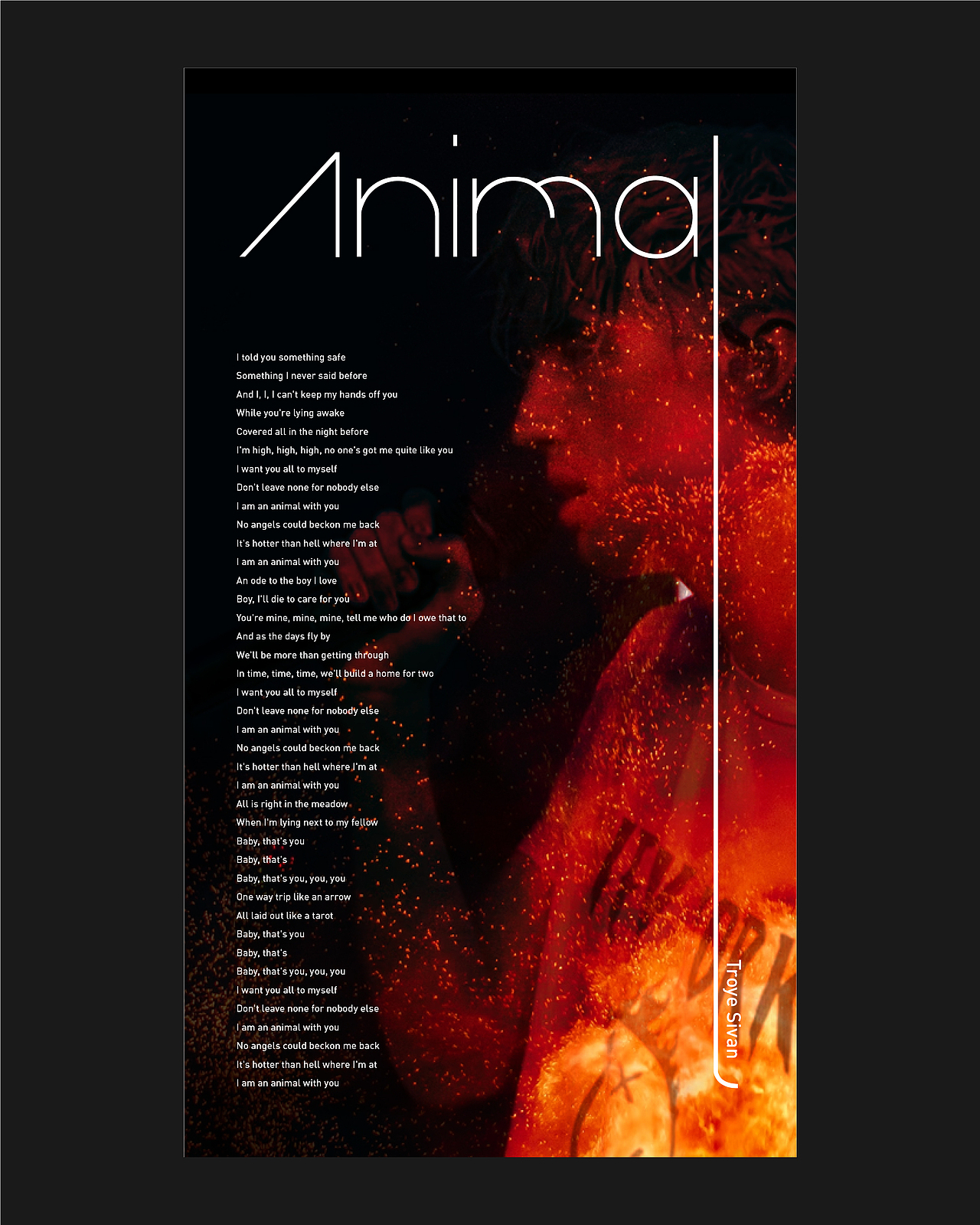 TROYE SIVAN歌曲海报（图ZMzE5ODMwOTU2） - 海报 - 站酷设计师单影D_Y原创素材 - 站酷ZCOOL