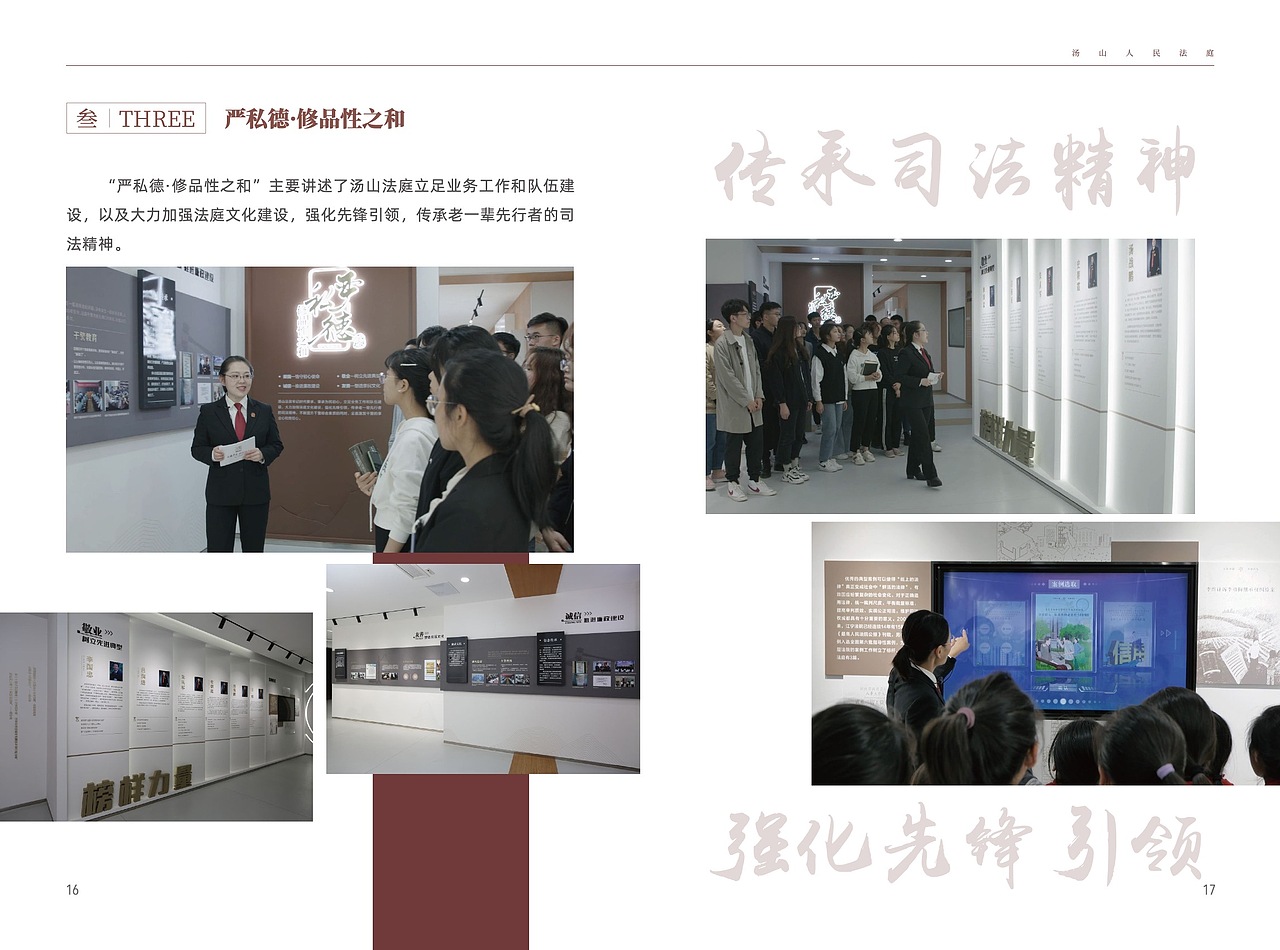 汤山法庭 宣传画册