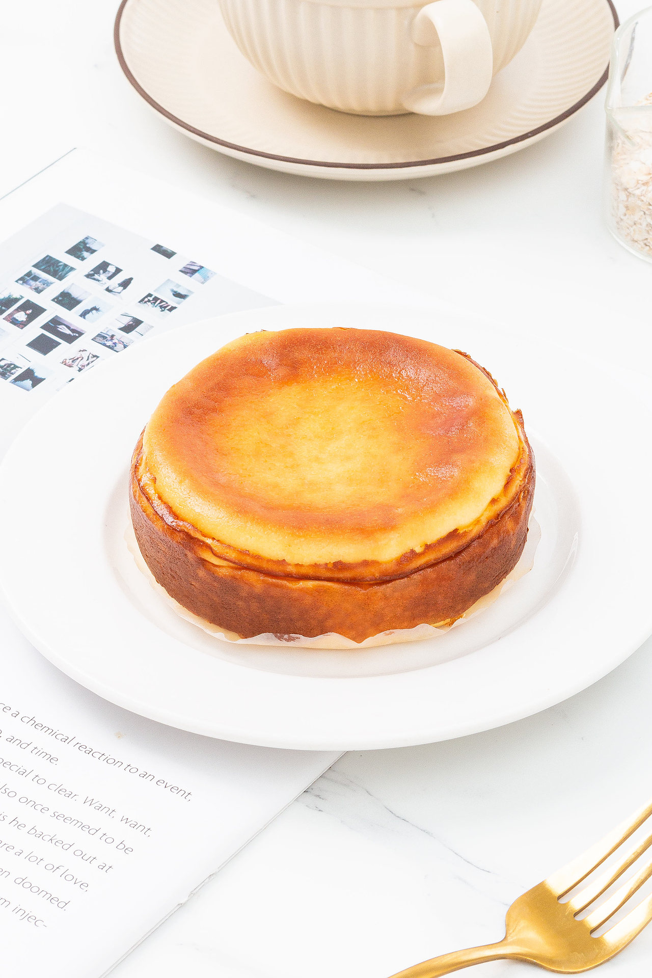 【美食摄影】巴斯克蛋糕