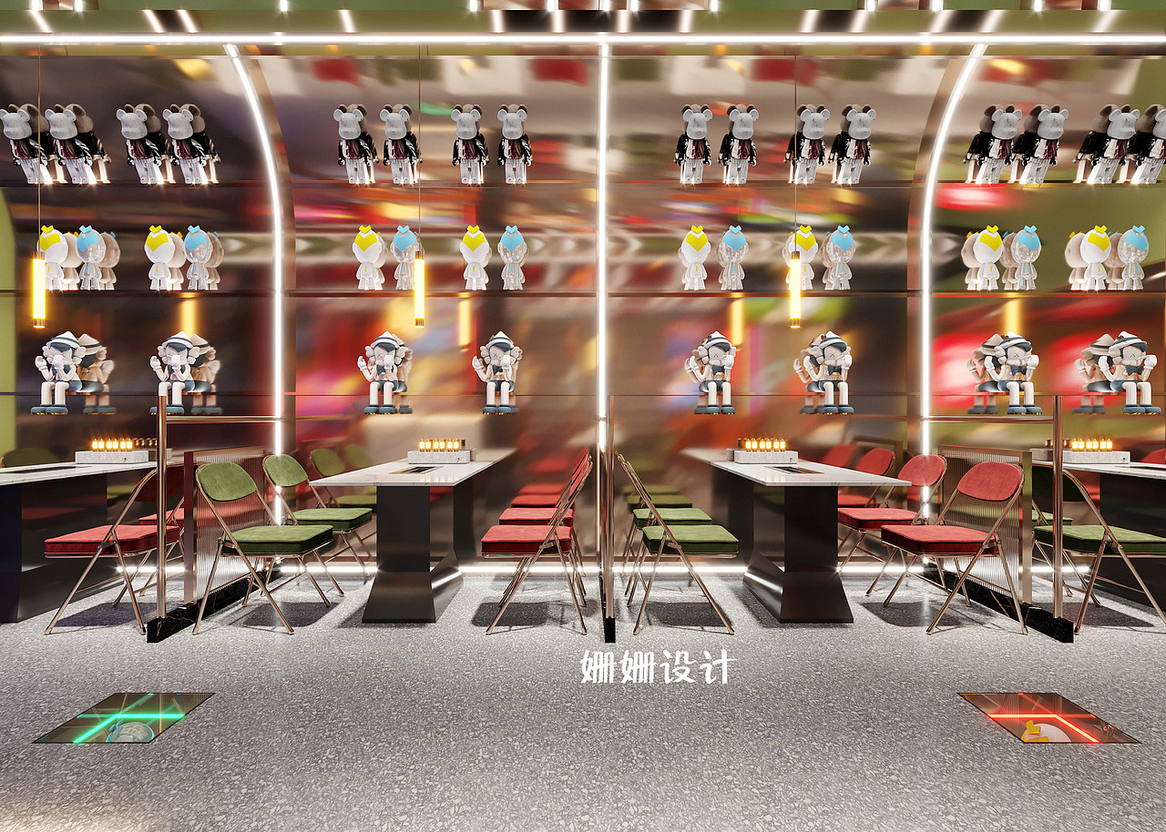 国潮风老表烧烤店--餐饮空间（图ZMzEyNjE5OTQw） - 酒店餐饮设计 - 站酷设计师姗姗18955113171原创素材 - 站酷ZCOOL