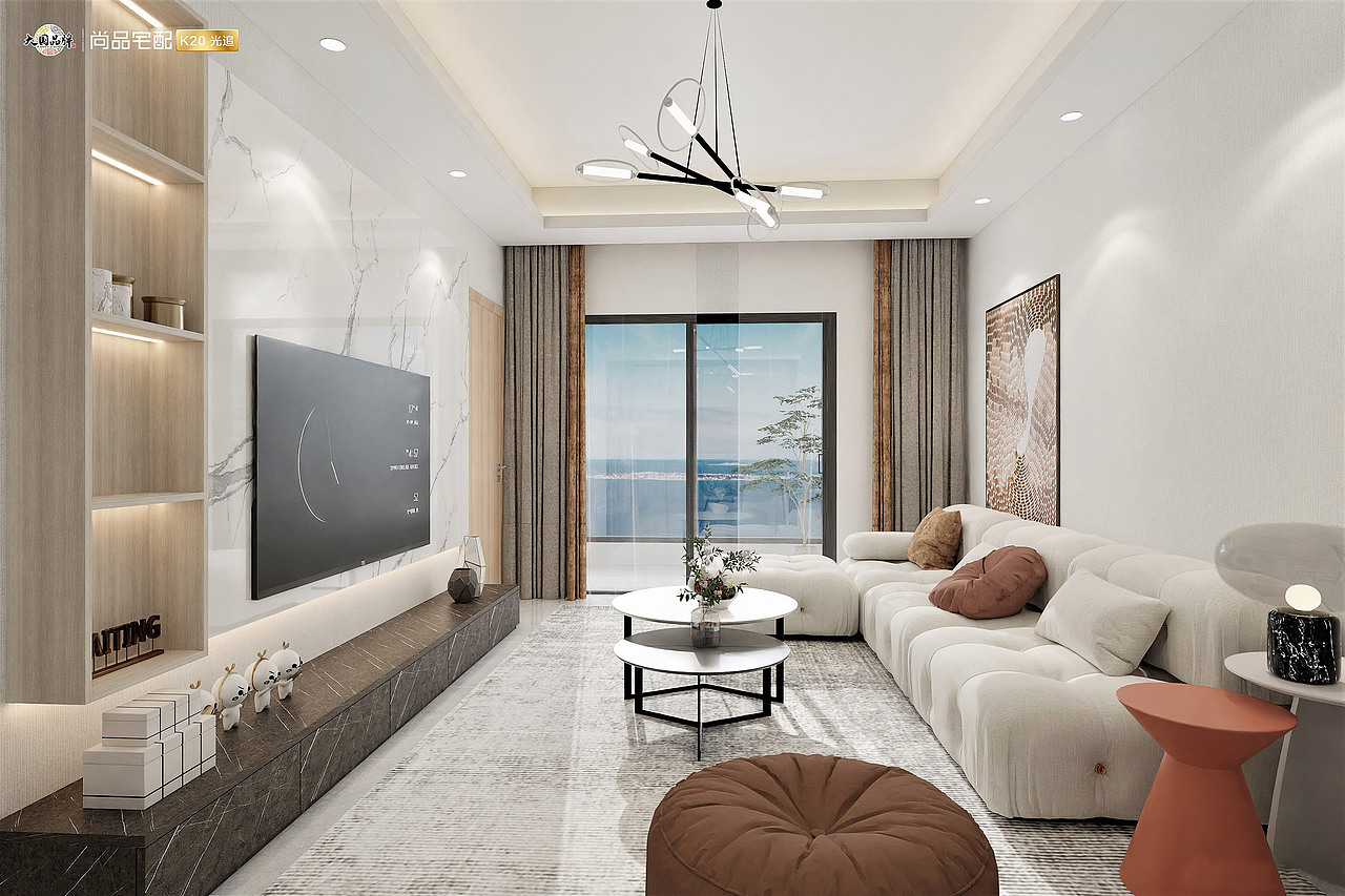 昆明装修公司木菲美家:俊发彩云城辰湾3室2厅简约风格