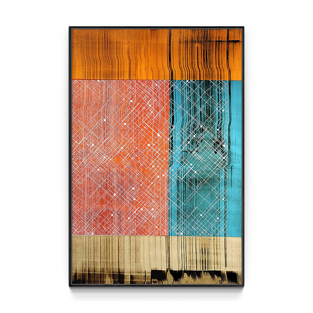 原创立体肌理画