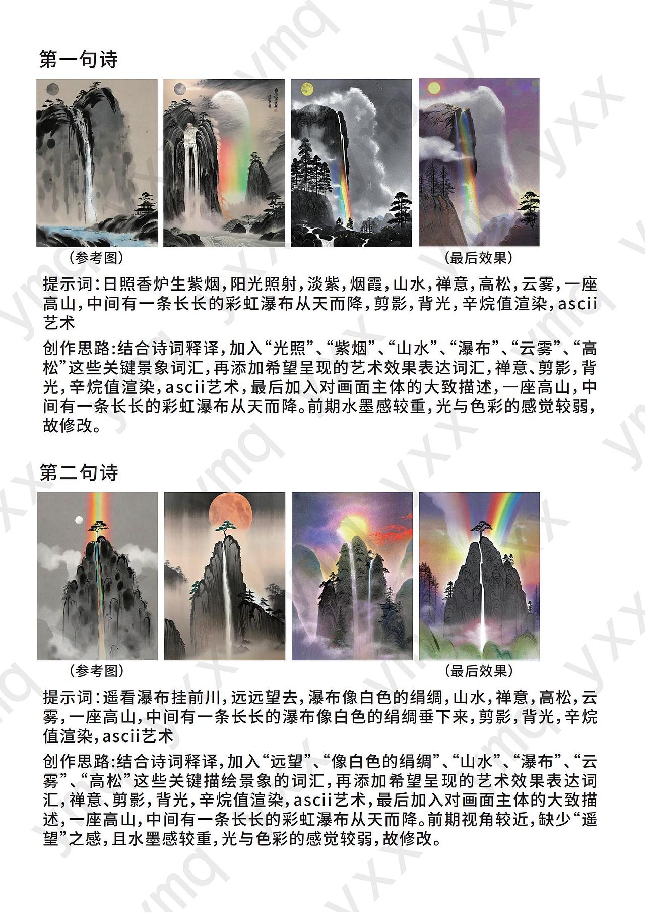 AIGC古诗词可视化:流光溢彩·走进诗词庐山