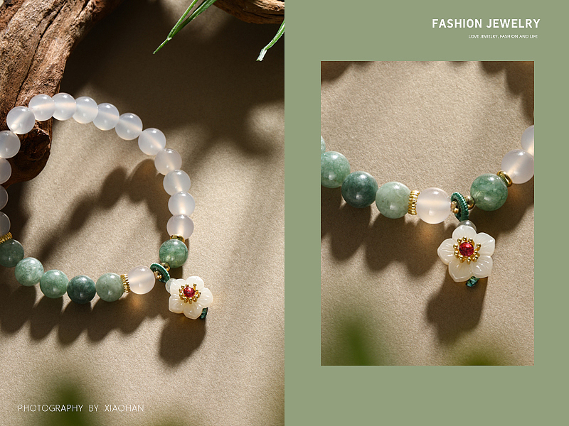 珠宝首饰 首饰拍摄 中国风 手串 中式手链 国风 国潮