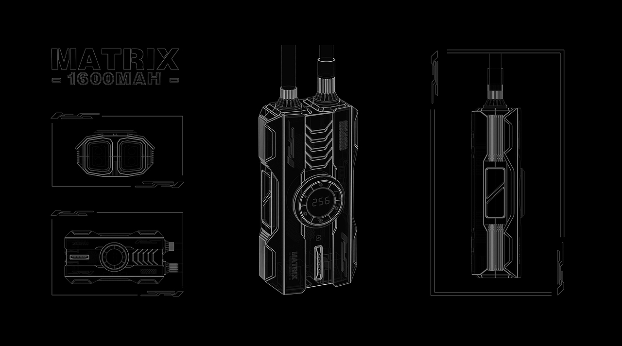 矩阵设计|“钢铁之心”便携汽车充气泵应急电源